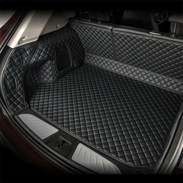 Leather car boot carpet for mercedes benz
