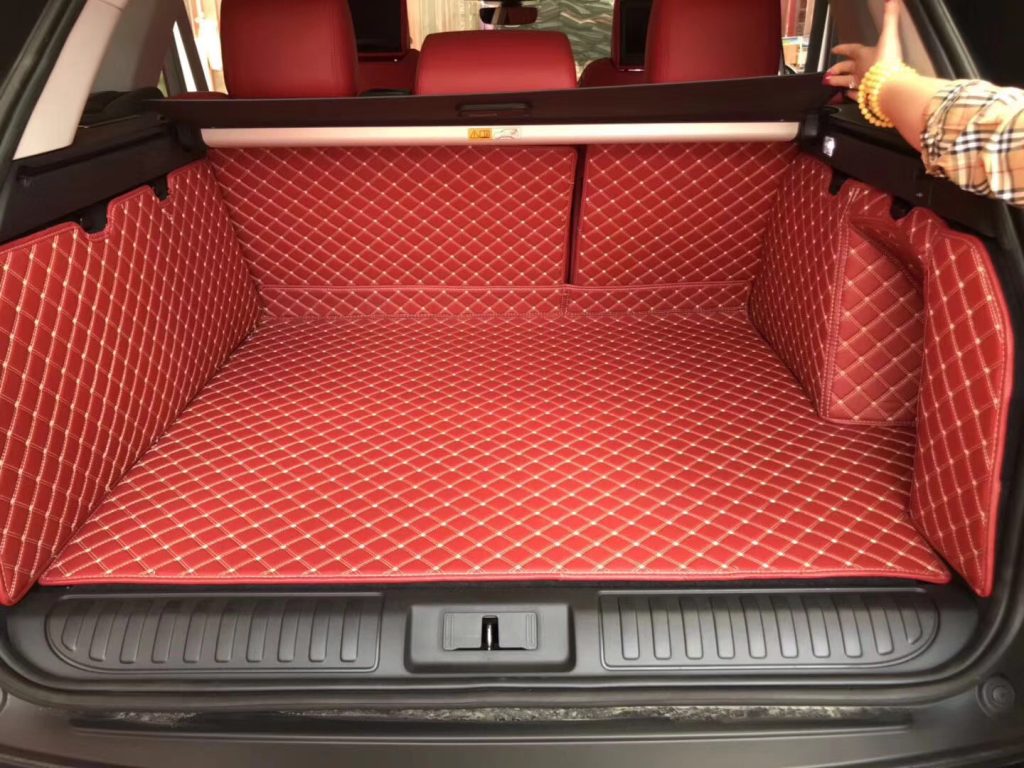 7D leather Car rear boot carpet