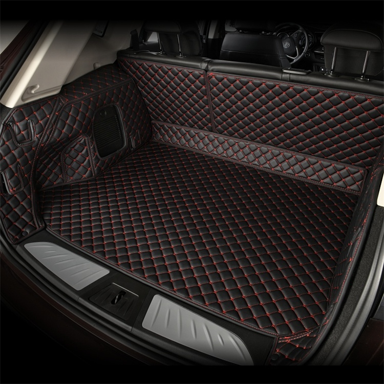 Leather car boot carpet for mercedes benz