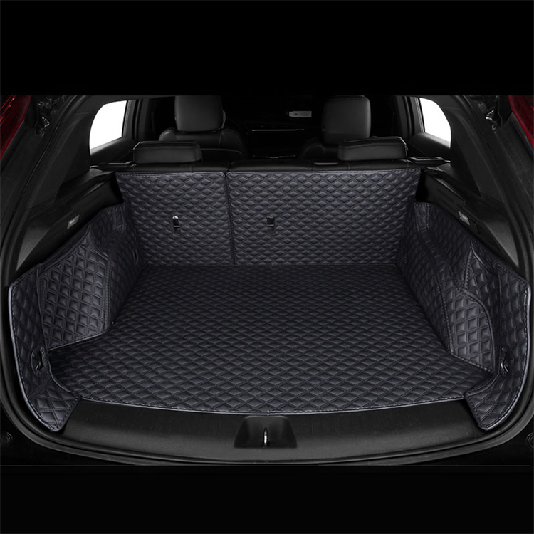 Leather car boot carpet for mercedes benz