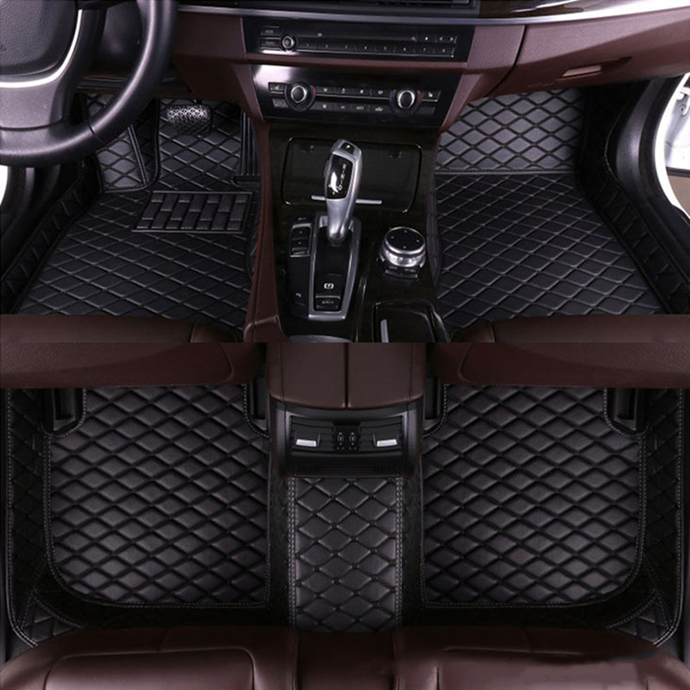 Leather 4 pieces car mats