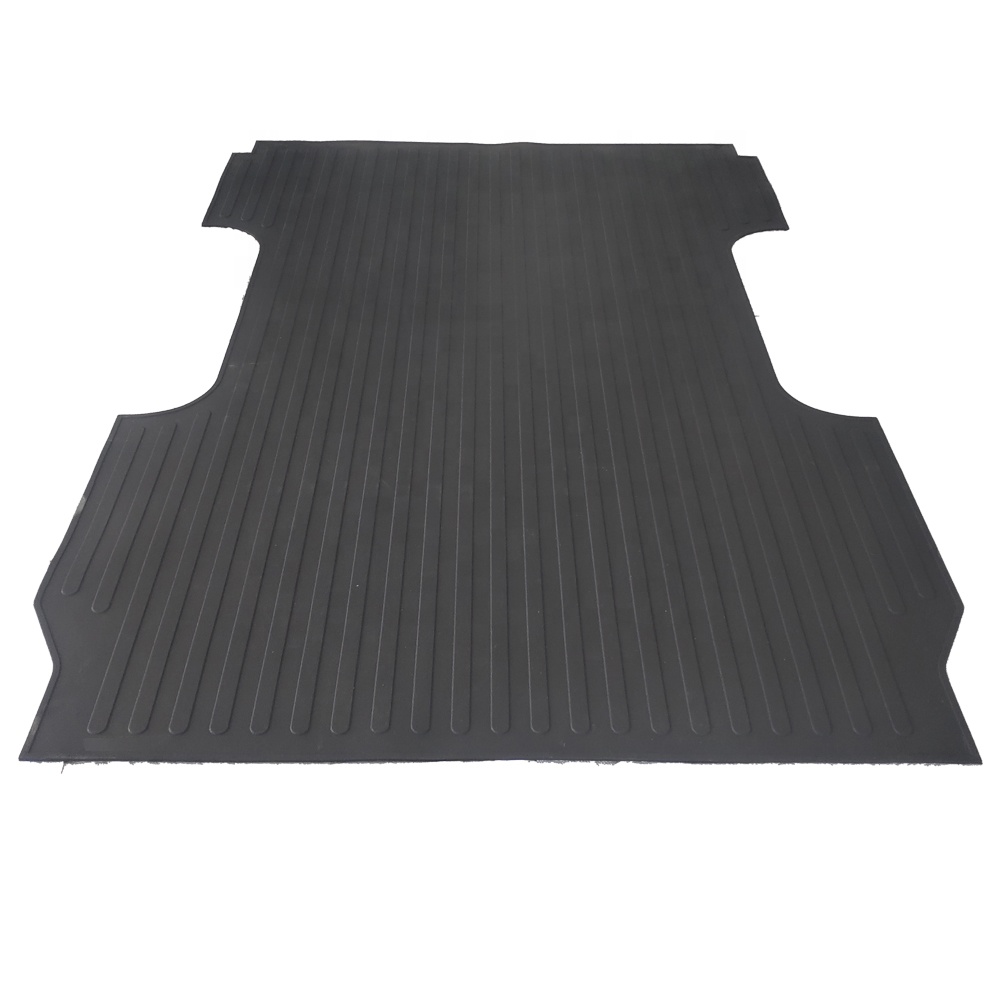 Heavy duty rubber truck bed mat
