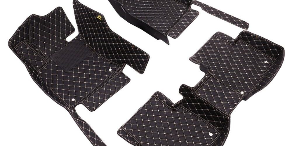 5D Custom Leather Car Floor Mats Full Set for LEXUS KIA Honda