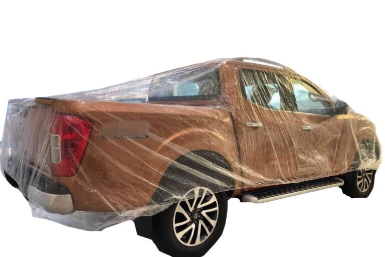 Clear Disposable Plastic Car Cover for Auto Body Protection