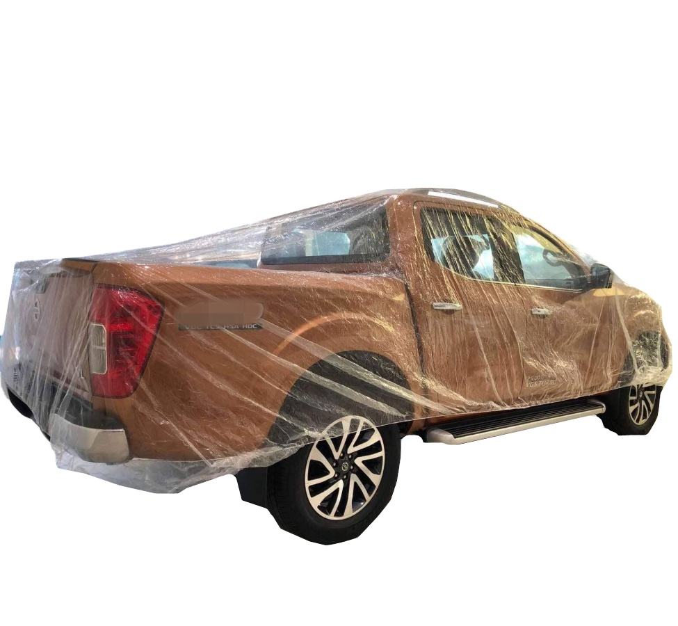 Clear Disposable Plastic Car Cover for Auto Body Protection