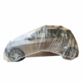 Clear Disposable Plastic Car Cover for Auto Body Protection
