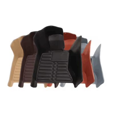 OEM 5D Leather Full Set Car Floor Mats Hot Press Custom Fit Carpet