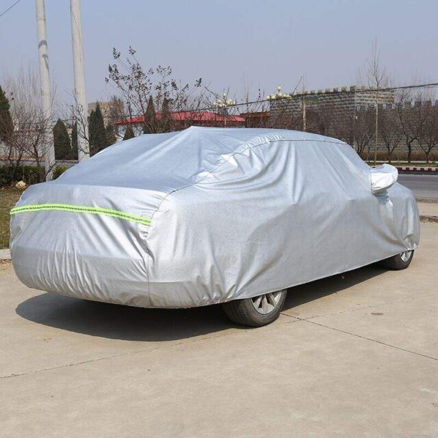 Heavy Duty Full Car Cover with Cotton Lining for SUV and Sedan