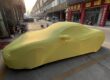 Premium Elastic Fabric Tailored Car Cover for Vehicle Protection
