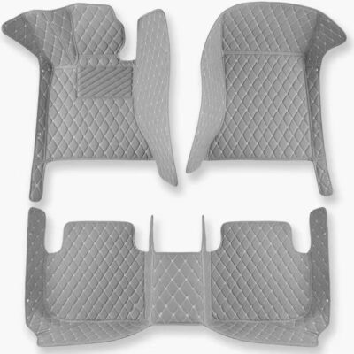 Purple Wear-Resistant Car Floor Mats with Colorful Design