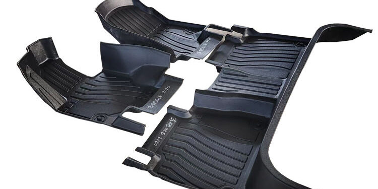 TPE Car Floor Mats for Benz GLE 2025 Soft Waterproof Cockpit Carpet